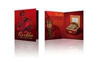 Gurkha Cigars Graphic Design for Print Florida