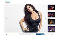 Sofia Vergara Featured Website Design